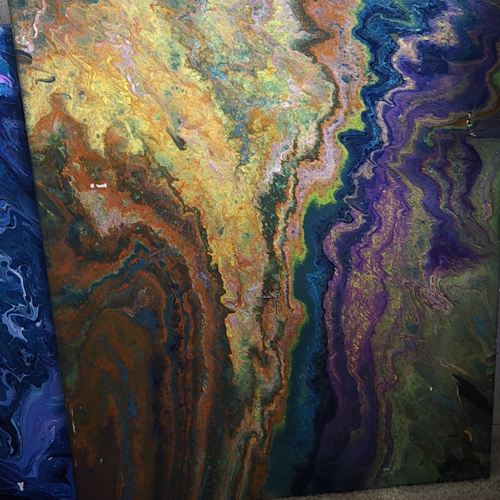 Abstract Multicolor Canvas Art